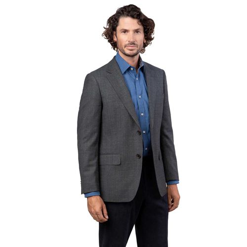 Rembrandt Hawker Dark Moss Green Textured Blazer
